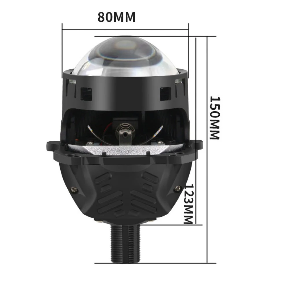 Світлодіодні BI-LED лінзи Led лінза BiLED ULTRA Orig 3.0" 65/78W 5.8K к-т
