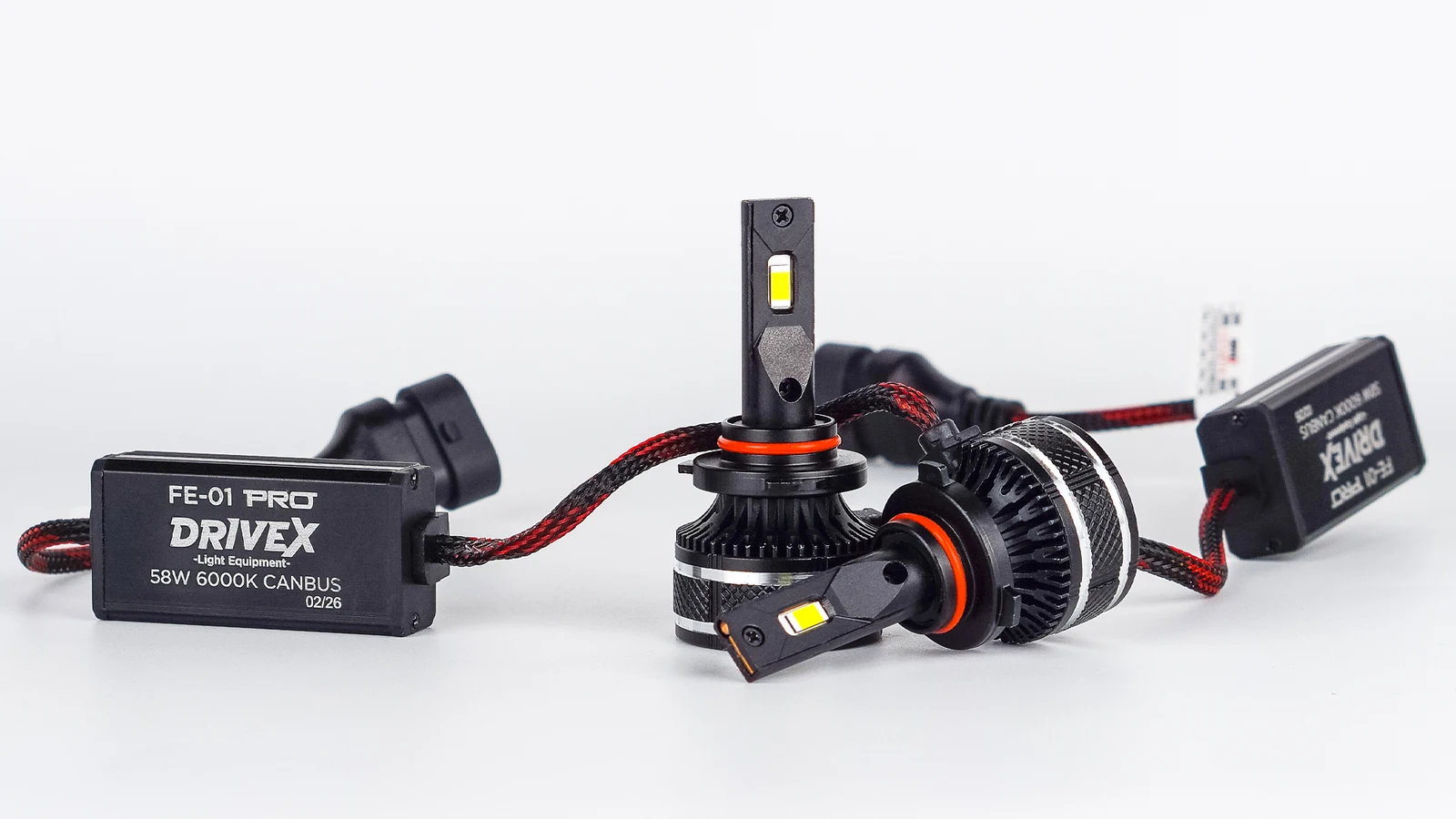 Світлодіодні лампи FE-01 PRO HB3/9005 58W CAN 9-32V 6K к-т.