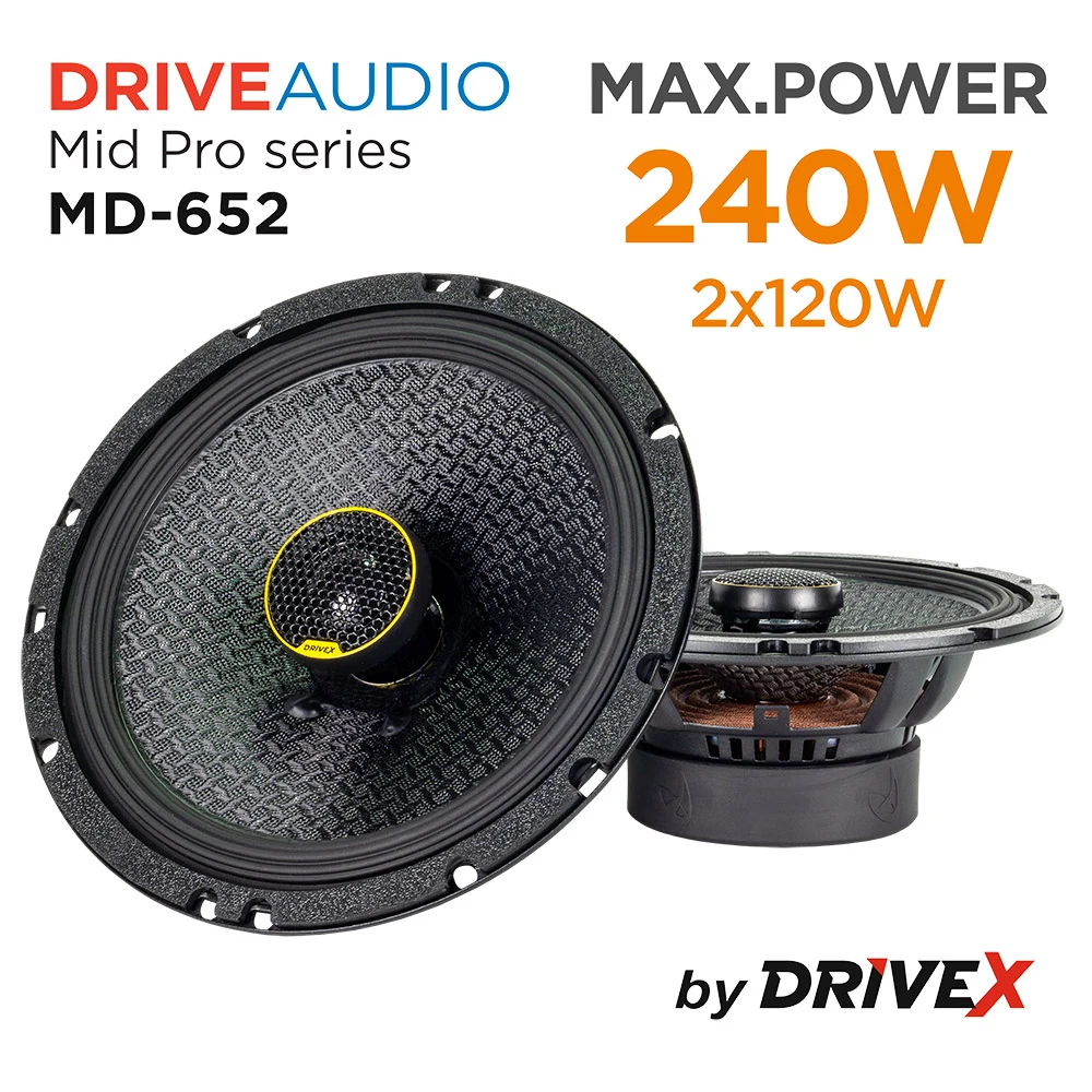 Автомобільна акустика DriveX MD-652 6.5" 120W 4Om