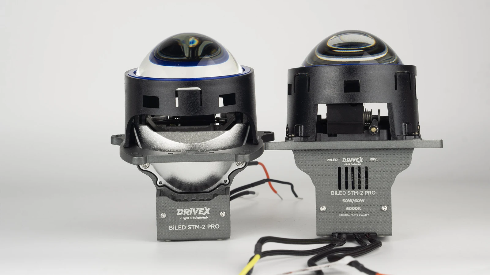 DriveX BiLED STM-2 PRO 3″ 50/60W 6000K — комплект 2 лінзи