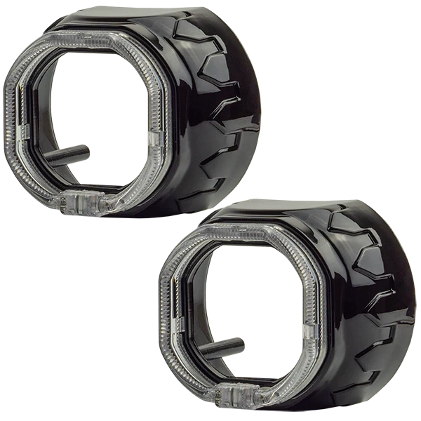 Маска для лінз DriveX MS A-104 2.5" Black White комплект