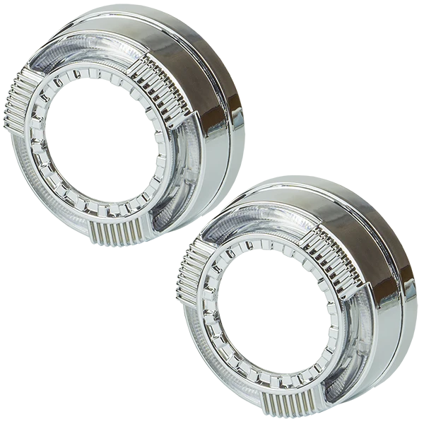 Маска для лінз DriveX MS A-101 3.0" Silver White+Yellow комплект