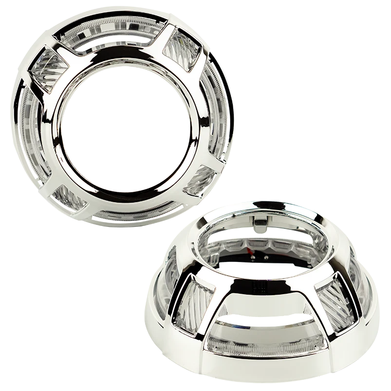 Маска для лінз DriveX MS A-108 3.0" Silver White комплект