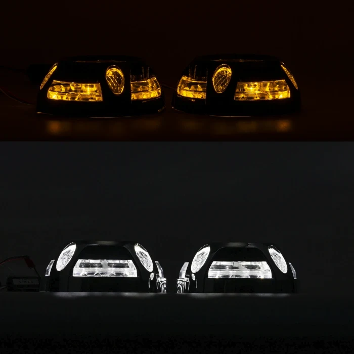 Маска для лінз DriveX MS A-106 3.0" Black White+Yellow комплект