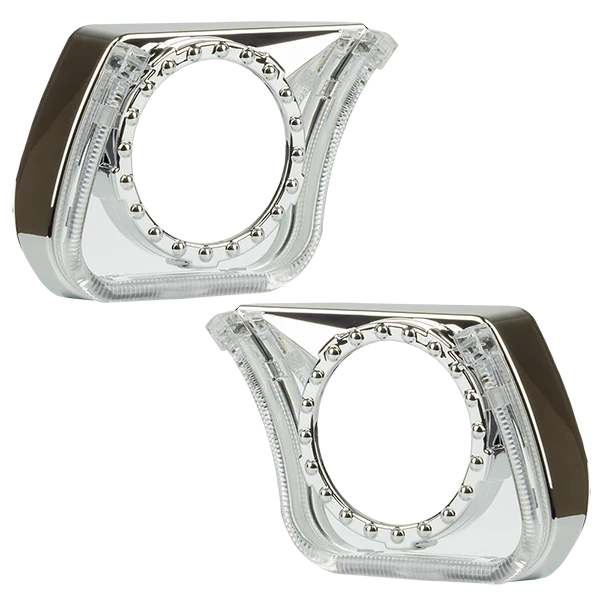 Маска для лінз DriveX MS A-102 3.0" Silver White+Yellow комплект